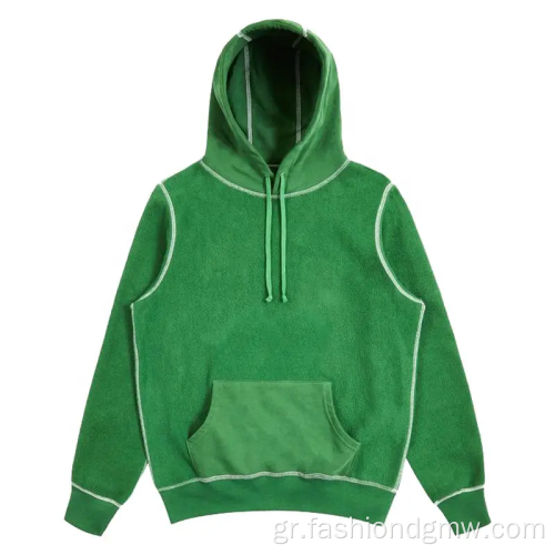 Mens Hoodie βαρέων βαρών υπερμεγέθη κενό φούτερ